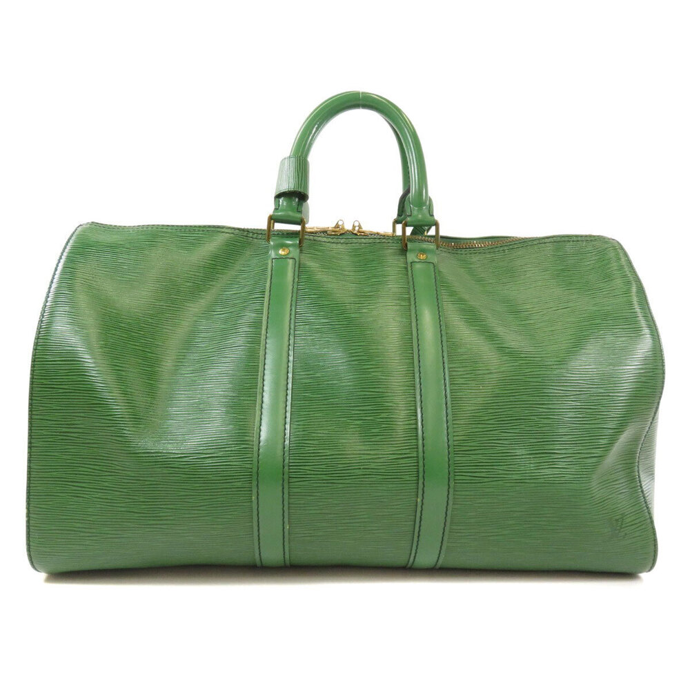 Louis Vuitton Keepall Boston Leather Epi Bag